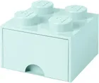 LEGO, Brick 4, pojemnik klocek z szufladą, błękitny