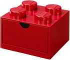 LEGO, Brick 4, pojemnik klocek z szufladą, czerwony