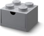LEGO, Brick 4, pojemnik klocek z szufladą, jasny szary