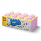 LEGO, Brick 8, pojemnik klocek z dwoma szufladami, różowy