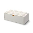LEGO, Brick 8, pojemnik klocek z szufladą, biały