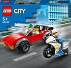 LEGO City, Motocykl policyjny - pościg za samochodem, 60392