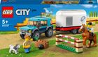 LEGO City, Przyczepa do przewozu koni, 60327