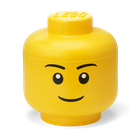 LEGO, duża głowa, chłopiec, pojemnik do przechowywania, rozmiar L