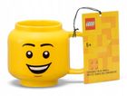 LEGO, Iconic, mała głowa, kubek ceramiczny, chłopiec, z uśmiechem, 255 ml