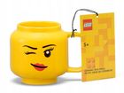 LEGO, Iconic, mała głowa, kubek ceramiczny, dziewczynka, oczko, 255 ml