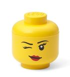 LEGO, mała głowa, dziewczynka z oczkiem, pojemnik do przechowywania, rozmiar XS, 0,36l