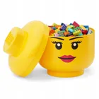LEGO, mała głowa, pojemnik do przechowywania, girl, rozmiar S, 2l