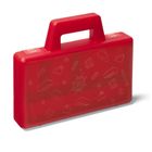 LEGO, mały pojemnik do sortowania klocków, czerwony