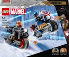 LEGO Marvel, Motocykle Czarnej Wdowy i Kapitana Ameryki, 76260