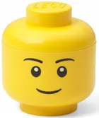 LEGO, mini głowa, chłopiec, pojemnik do przechowywania, rozmiar XS, 0,36l