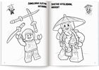 LEGO NINJAGO. Kolorowanka z naklejkami