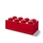 LEGO, Szufladka na biurko, klocek Brick 8, czerwona