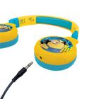 Lexibook, Minionki, składane słuchawki, 2w1, Bluetooth i przewodowe, z zabezpieczeniem głośności