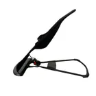 Leżaczek, bujaczek dziecięcy, czarny