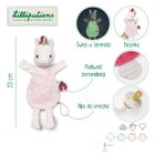 Lilliputiens, Jednorożec Lena, maskotka, komforter, pacynka świecąca w ciemności, 0m+