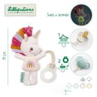 Lilliputiens, Jednorożec Lena, Nocny mini przyjaciel, zawieszka do smoczka świecąca w ciemności, 0m+