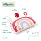 Lilliputiens, Jednorożec Lena, poduszka aktywizująca, zabawka sensoryczna, 3m+