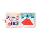 Lilliputiens, Jednorożec Lena, Strażniczka snów, książeczka aktywizująca z mini przytulanką, 18m+