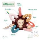 Lilliputiens, Jeżyk Leon, piłeczka aktywizująca, wielofunkcyjna, 3m+