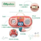 Lilliputiens, Kotka Jeanne, Radio, zabawka sensoryczna, przytulanka, 9m+