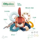 Lilliputiens, Lew Jack, piłeczka aktywizująca, wielofunkcyjna, 3m+