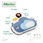 Lilliputiens, Piesek Jules, poduszka aktywizująca, zabawka sensoryczna, 3m+