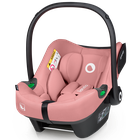 Lionelo, Astrid, fotelik samochodowy z bazą, i-Size, Pink Coral, 40-87 cm