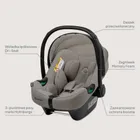 Lionelo, Astrid, i-Size, fotelik samochodowy, Beige Taupe