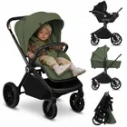 Lionelo, Mika Plus, wózek wielofunkcyjny, 3w1, Green Olive