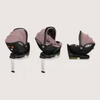 Lionelo, Moxie, fotelik samochodowy z bazą, i-Size, Pink Mauve, 40-87 cm