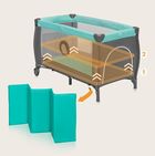 Lionelo, Sven Plus, łóżeczko turystyczne, Turquoise