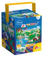 Lisciani, 101 Dalmatyńczyków, puzzle maxi, 48 elementów + kolorowanka