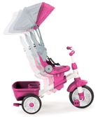 Little Tikes, Perfect Fit, rowerek trzykołowy 4w1, różowy