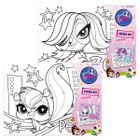 Littlest Pet Shop, obraz do malowania + farby, zestaw