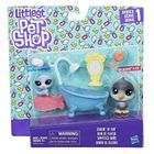 Littlest Pet Shop, Zabawa w wannie, zestaw figurek z akcesoriami