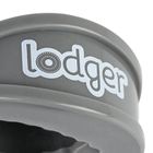 Lodger, Carbon, zestaw uniwersalnych klipsów do wózka, szare, 2 szt.