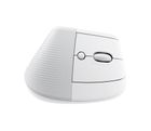 Logitech, Lift Vertical, mysz, white