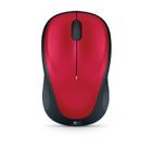 Logitech, mysz optyczna bezprzewodowa M235, czerwona