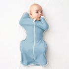 Love to Dream, Swaddle Up, otulacz, śpiworek, etap 1, TOG 1.0, dusty blue, rozmiar XS