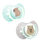 Lovi, CapiChill Boy, smoczek dynamiczny, silikonowy, 0-6m, 2 szt.