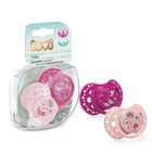 Lovi, Folky, smoczek gryzak silikonowy, dynamiczny 3-6m, 2 szt.