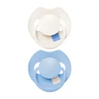 Lovi, Prime, smoczek silikonowy, dynamiczny, Frost/Glacier Cream, 0-6 m, 2 szt.