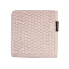 LullaLove, kocyk bambusowy, ażurkowy, pudrowy róż, 90-90 cm