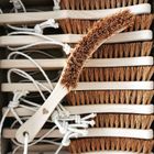 LullaLove, profesjonalna szczotka do masażu ciała z włóknem kokosa i długą rączką