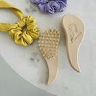 LullaLove, szczotka do włosów delikatnych i plączących się z naturalną szczeciną