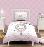 LuLuLand, Różowa Księżniczka, 2-częściowy komplet pościeli, 160-200 cm