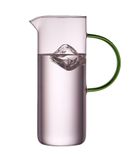 Lyngby Glas, Torino, dzbanek do wody, różowy, 1,1l