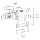 Maclean, uchwyt do monitora na słupek, 28-60 mm, MC-983