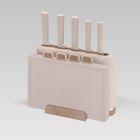 Maestro, zestaw noży i desek, beżowy, MR-1412